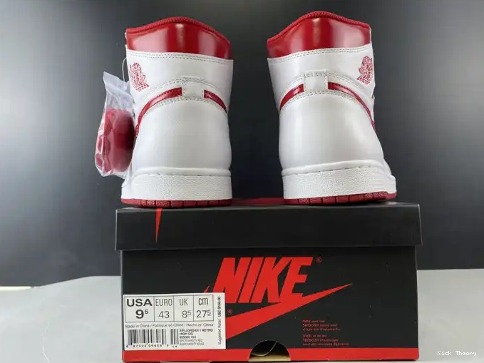 Kicktheory (2017) Metallic Air 1 Jordan Retro Red 555088-103 0523